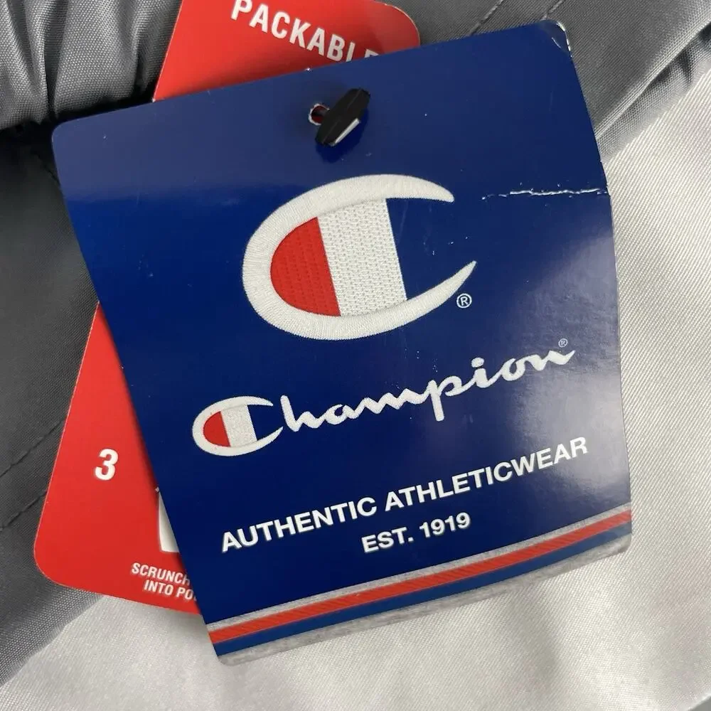 Champion Stadium Packable Rain Jacket Windbreaker TN Army National Guard Medium
